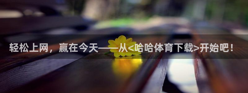 轻松上网，赢在今天——从<哈哈体育下载>开始吧！